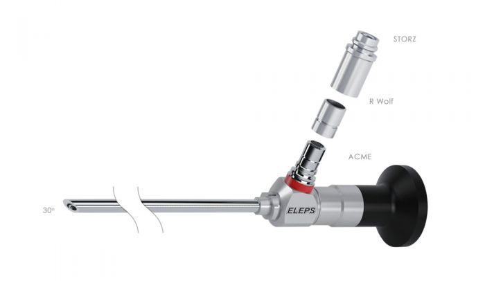 Гистероскоп / цистоскоп (⌀ 4 мм, 30°) - замок под Richard Wolf