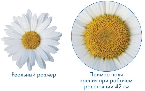 Лупа призматическая Бинокулярная лупа 3.5x-5.5x