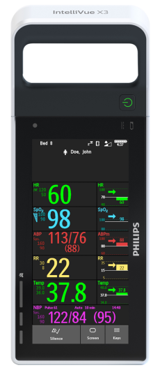 IntelliVue X3 Портативный монитор пациента