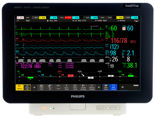 IntelliVue MX550 Прикроватный монитор пациента