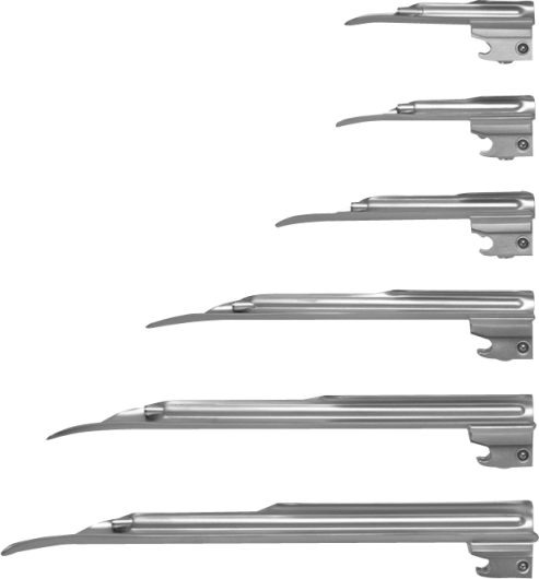 Miller 0-1-2-3-4 Оптоволоконные прямые клинки серии HEINE XP®