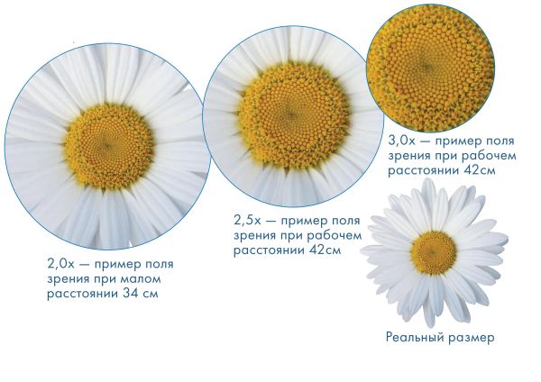 Лупа призматическая Бинокулярная лупа 3.5x-5.5x