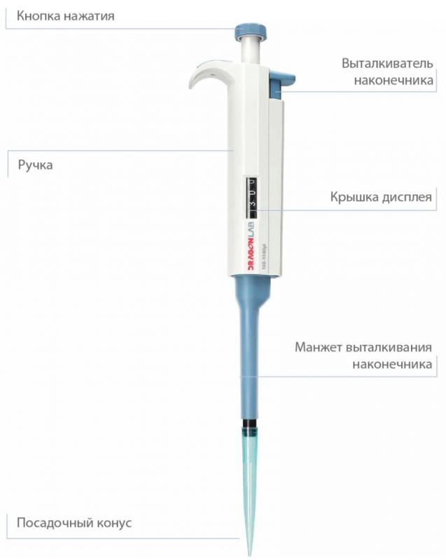 TopPette 1-канальный дозатор механический