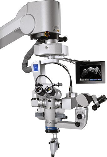 Hi-R с iOCT Офтальмологический микроскоп с томографом